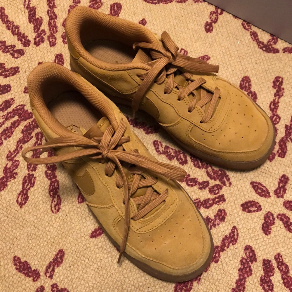 Nike Brown Suede Air Force 1s